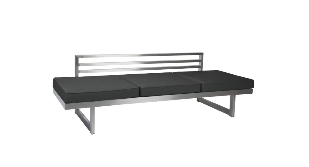 Stern New Holly Lounge-Liege Edelstahl