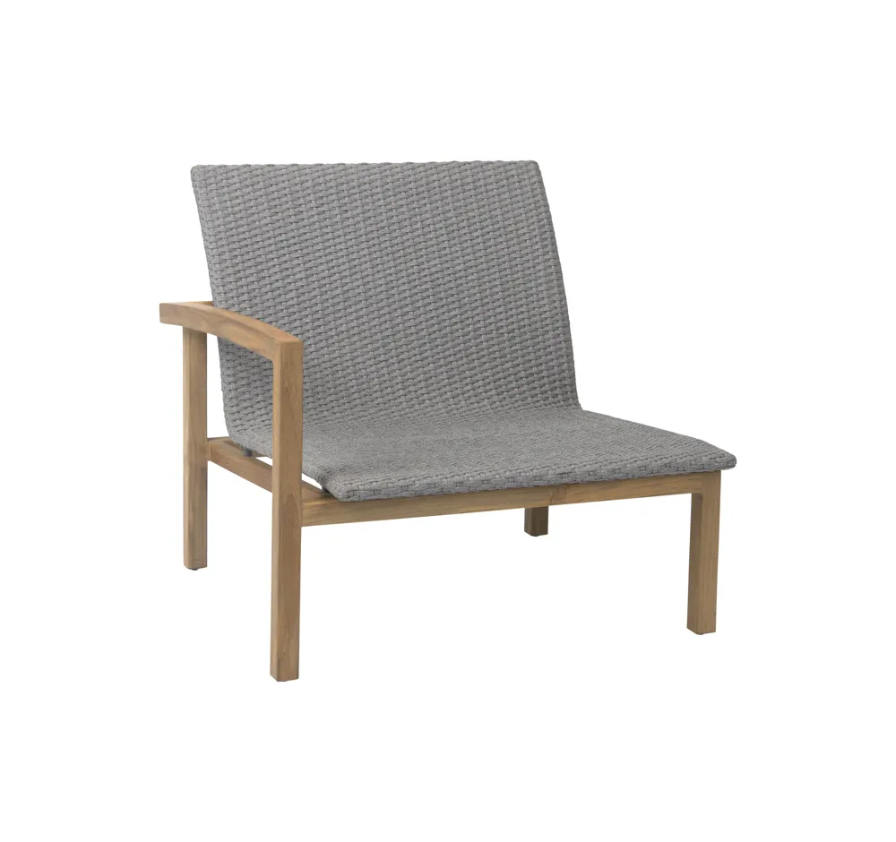 Stern Leah Lounge Seitenelement Armlehne Rechts Teak/Rope