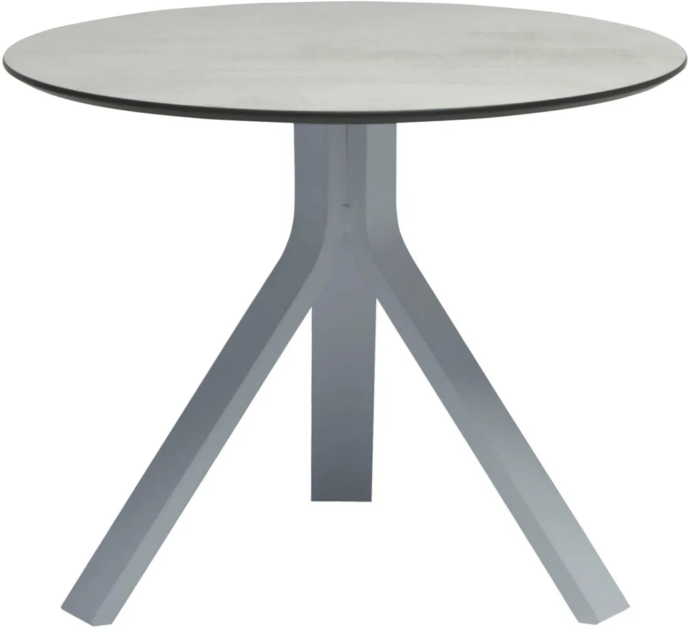 Stern Freddie Beistelltisch Aluminium mit Silverstar 2.0 Ø55 - Ø65 cm