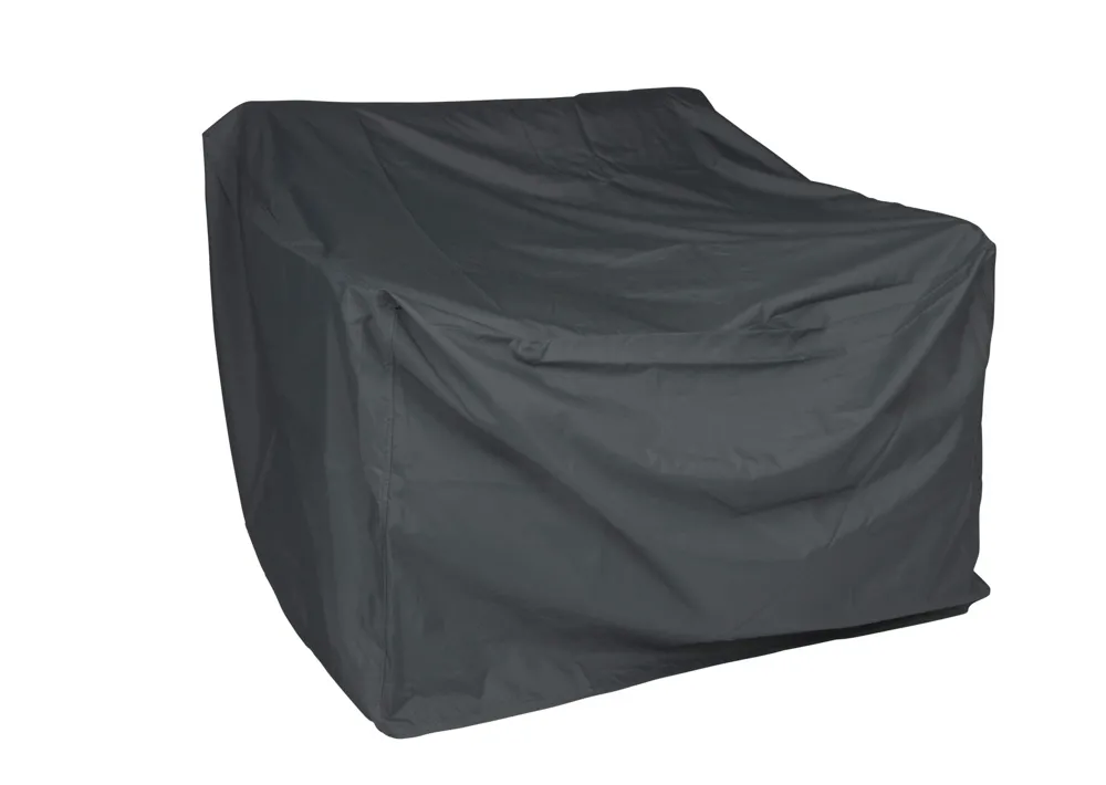 Stern Schutzhülle für Lounge-Sessel Vanda mit Bindebändern grau 100% Polyester