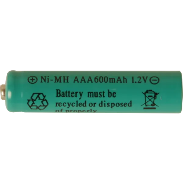 Star Trading Aufladbare Batterie AAA 1,2V 600mAh Ni-MH 2er Set