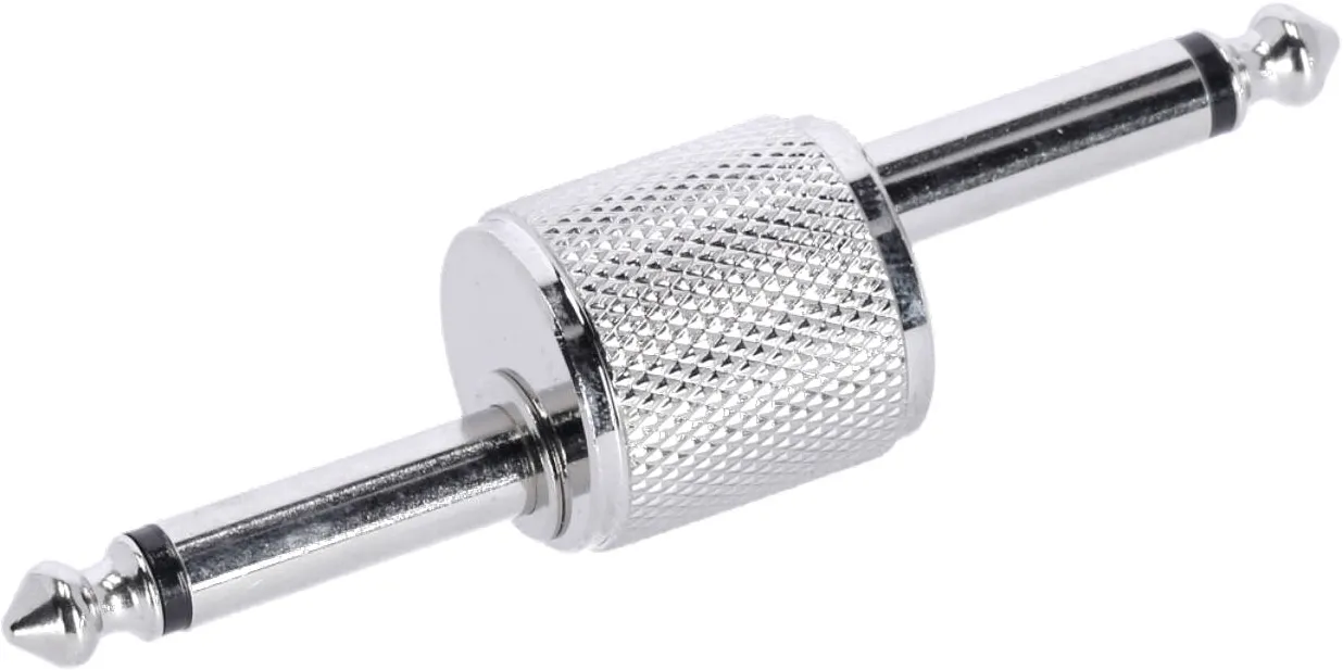 Adam Hall Connectors 4 STAR A JM2 JM2 - Adapter 6,3 mm Klinke TS auf 6,3 mm Klinke TS, versetzt