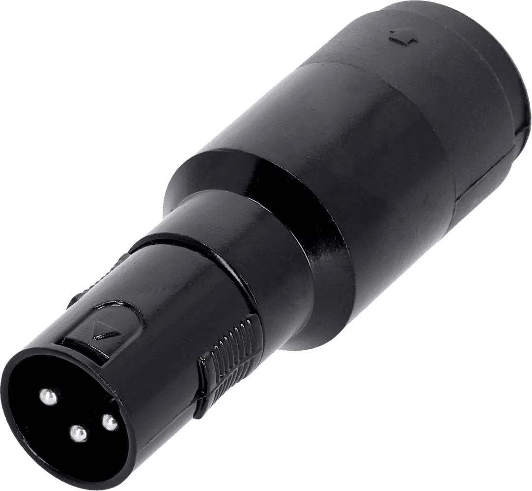 Adam Hall Connectors 4 STAR A SM4 XM3 - Adapter 4-Pol Lautsprecher Steckverbinder male auf XLR male
