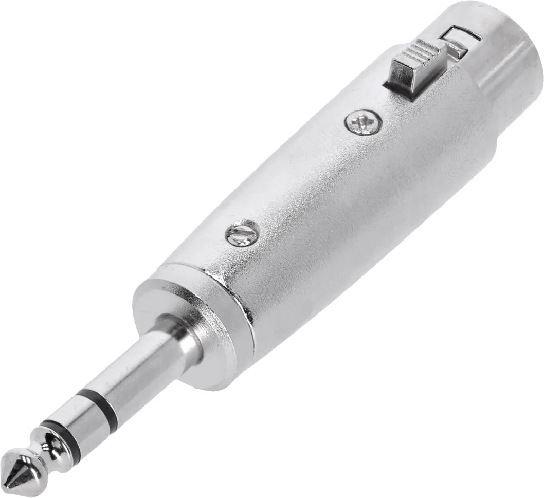 Adam Hall Connectors 4 STAR A XF3 JM3 - Adapter XLR female auf 6,3 mm Klinke stereo male