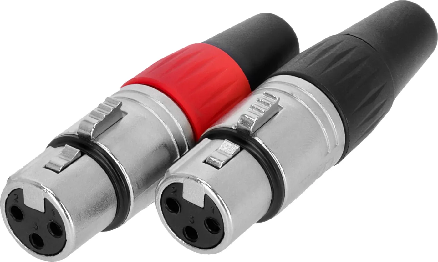 Adam Hall Connectors 3 STAR C XF3 PAIR - XLR Stecker 3-Pol Female | Paar