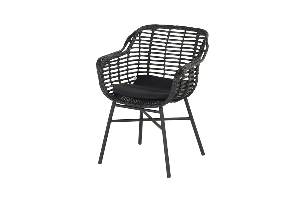 Hartman Cecilia Dining Stuhl Aluminium/Geflecht ohne Kissen