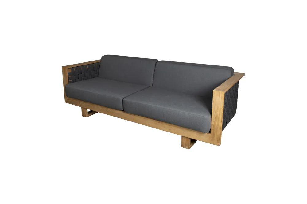 Cane-Line Angle 3-Sitzer Sofa Teak