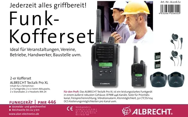 2er Kofferset Tectalk Pro incl. MA 24