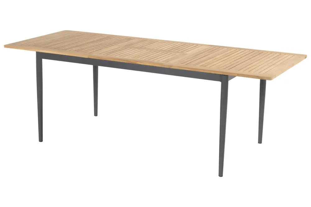 Hartman Silencio Dining Tisch Xerix/Natural Teak Aluminium 220x100 cm