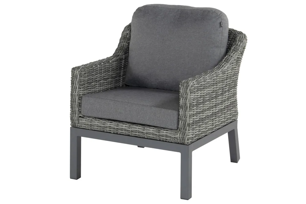 Hartman Cairo Lounge Sessel Aluminium/Geflecht