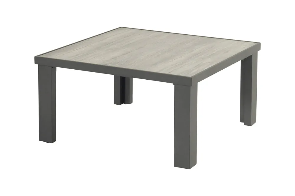 Hartman Titan Loungetisch Aluminium/Keramikglas 105x105 cm