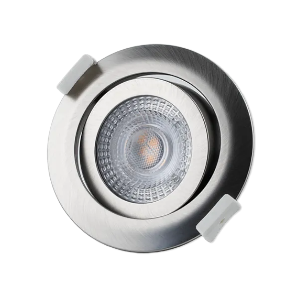 mlight LED Einbaustrahler PLANO III 5W 40° eisen-gebürstet - CCT Switch