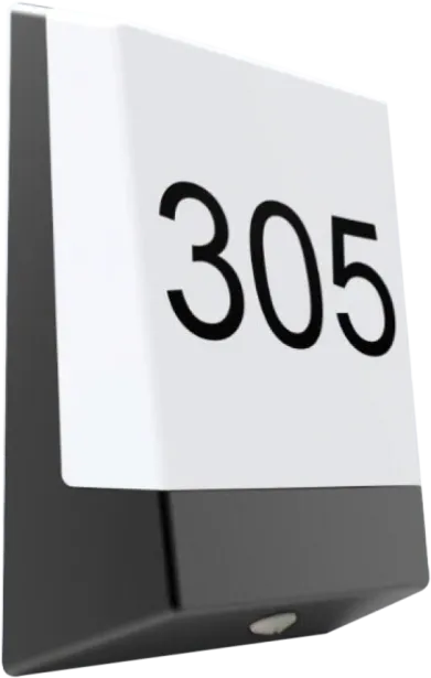 mlight LED Hausnummernleuchte CARLOS Schwarz mit Tag-Nacht Sensor