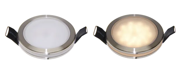 mlight LED-Einbauleuchte Sandwich Rund 9W Treiber extern - warmweiß