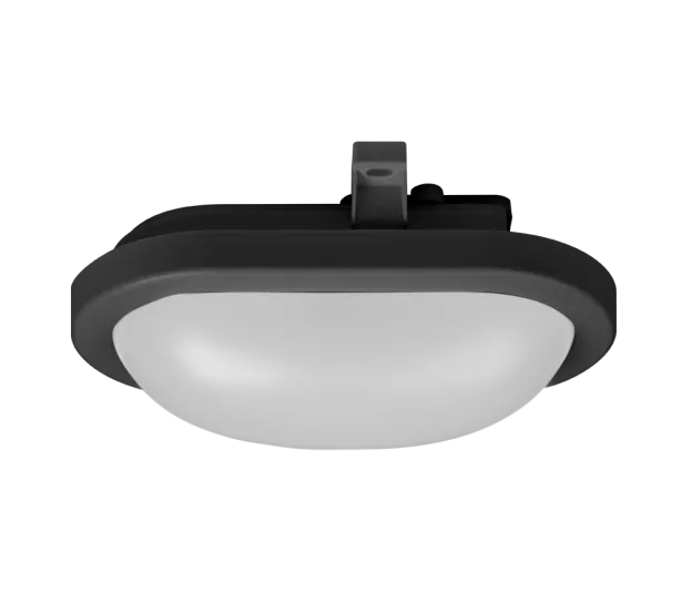 mlight Außenleuchte LED Oval Juan IP54 6W 230V schwarz - neutralweiß