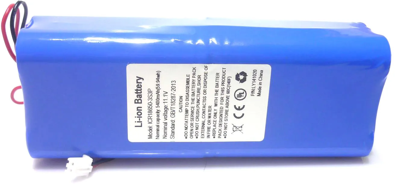 Akku 11,1V/5400mAh 18650-3S3P Li-on Pack
