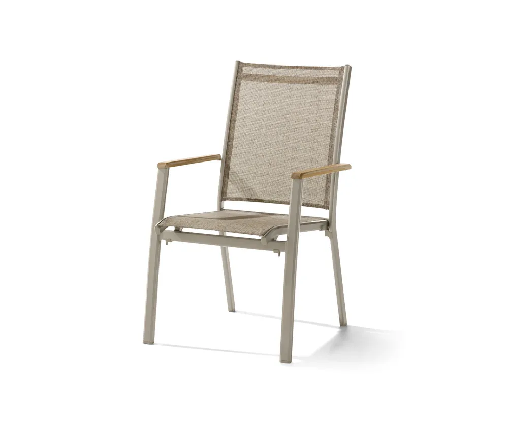 Sieger Cadiz Stapelsessel Aluminium/Textilene