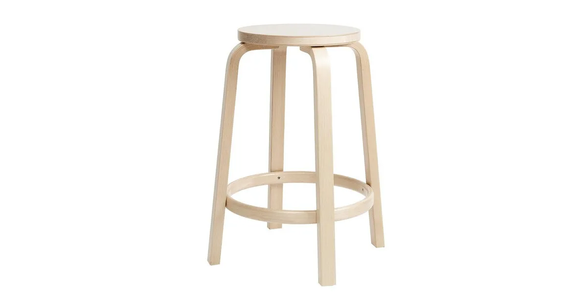 64 Barhocker Gestell klar lackiert 65cm