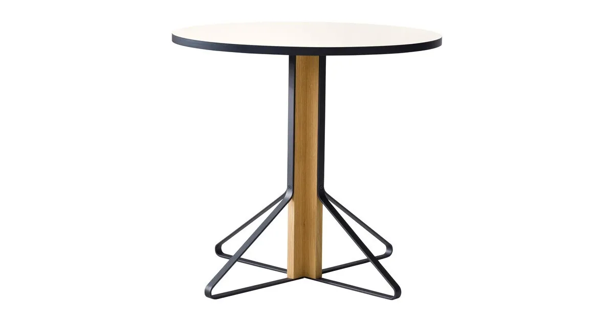 Kaari REB003 Tisch Eiche klar lackiert Ø80cm