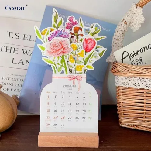 Garduru - 2024 Blühende Blumen Tischkalender | 50% RABATT