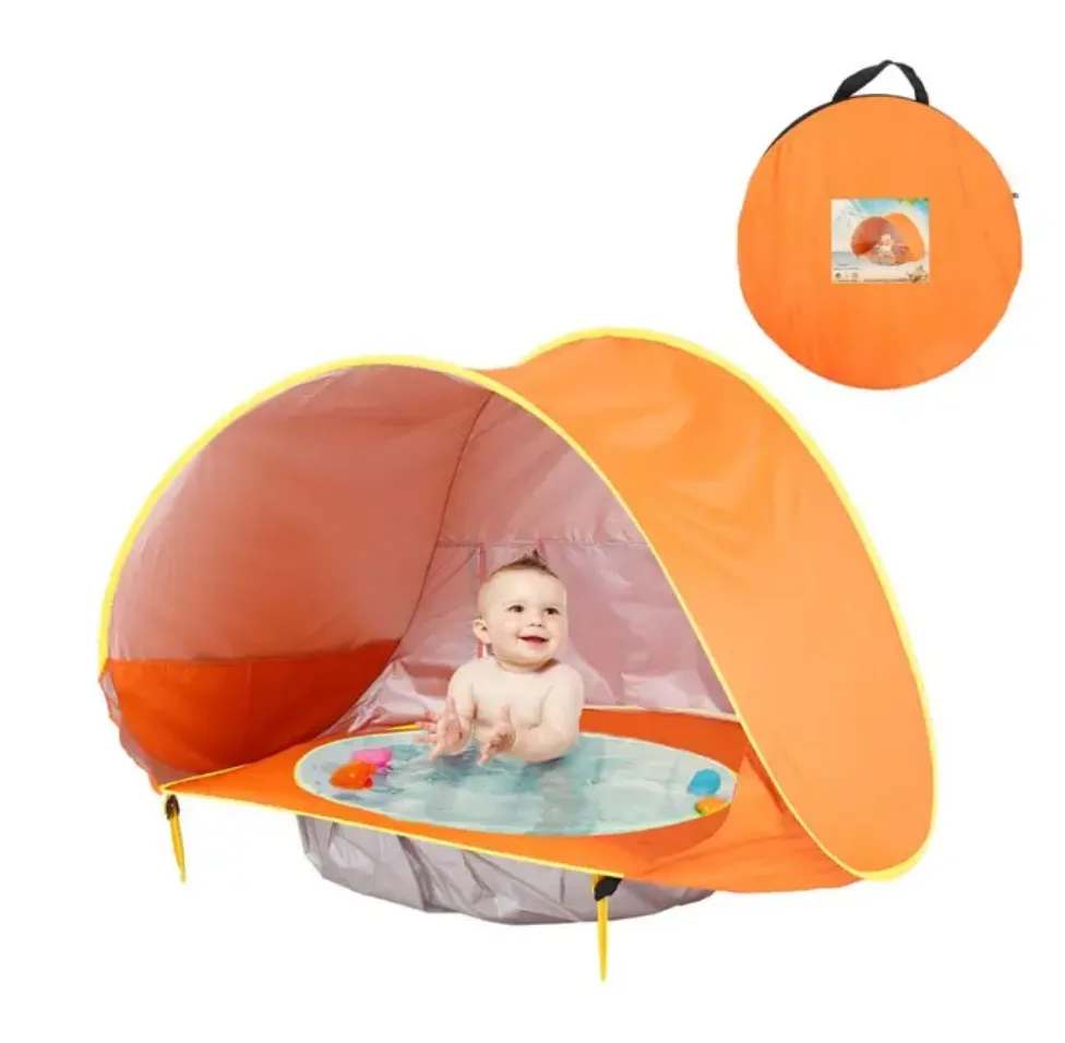 Garduru - Babystrandzelt | Tragbarer Schatten und UV-Schutz