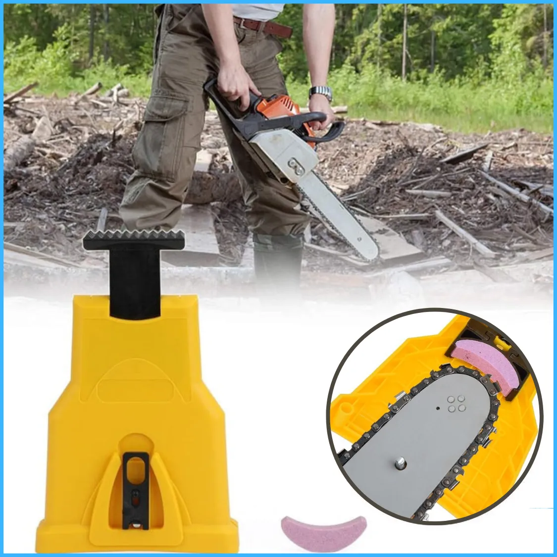 ChainSwift™ - Einfaches Schärfen der Kettensäge | 50% RABATT