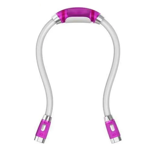 Flexible Freihändig Strick- & Häkelbeleuchtung – LED Nackenlicht zum Basteln & Lesen