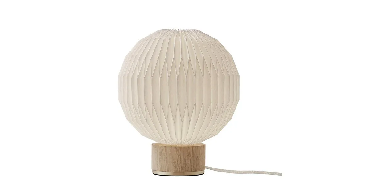 375 Tischleuchte mit Papierschirm