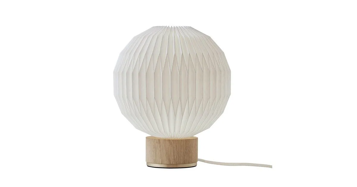 375 Tischleuchte mit Plastikschirm