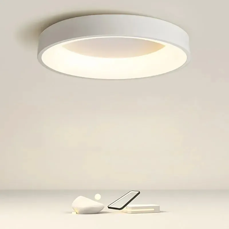 LED-Deckenleuchte - Minimalistisches Runddesign für Wohn- und Bürolampen