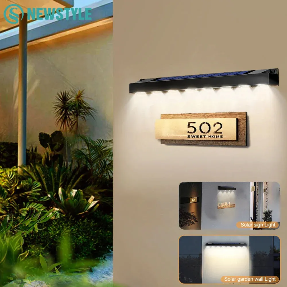 Solar LED Wandlampen