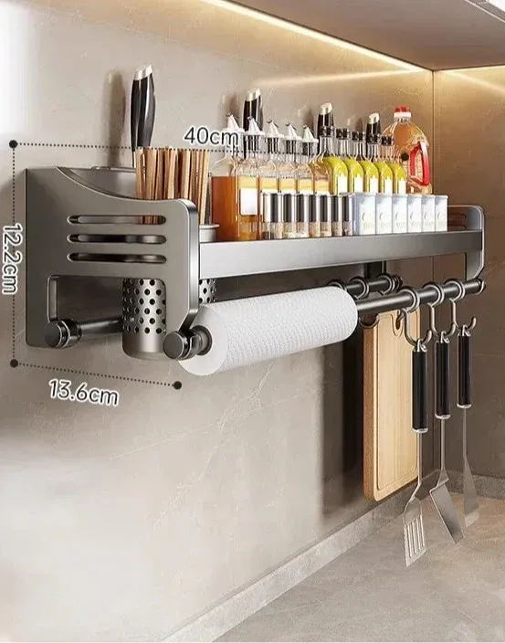 Wandmontierter Küchen-Organizer