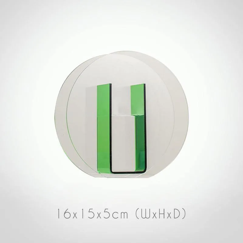 Vibrant Acryl Geometrische Florale Vase