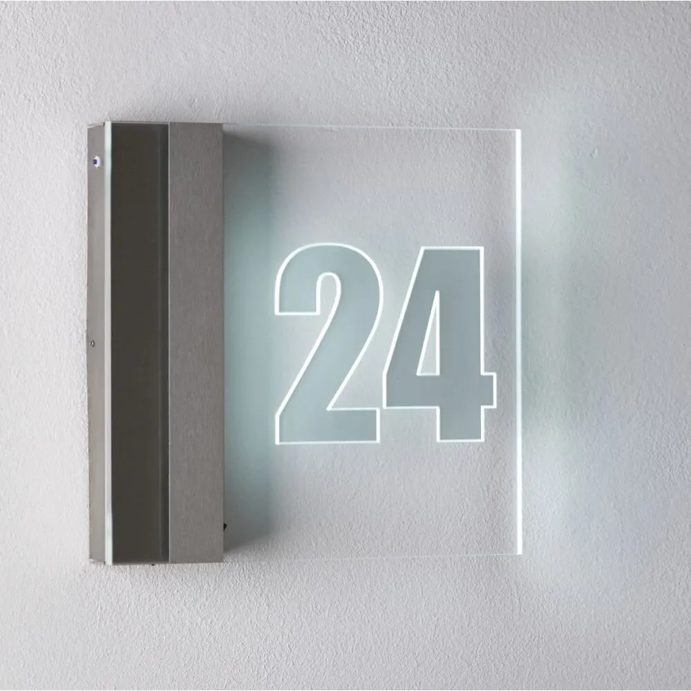 Albert 6007 Hausnummernleuchte LED Edelstahl, 1-flammig