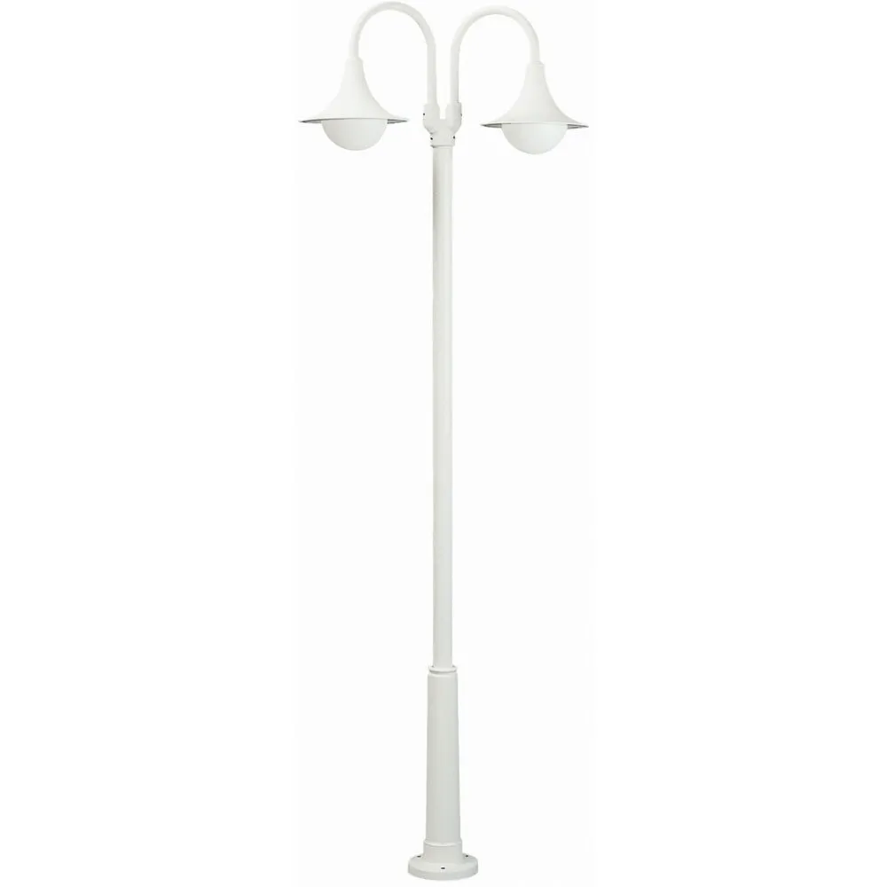 Albert Leuchten 2047 Mastleuchte Weiß, 2-flammig