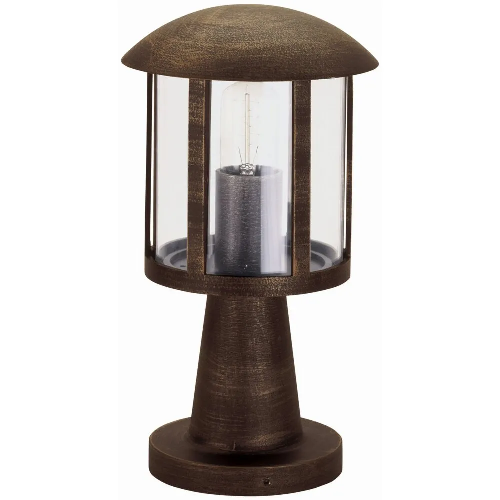 Albert Leuchten 542 Außenstehleuchte Braun, Messing, 1-flammig