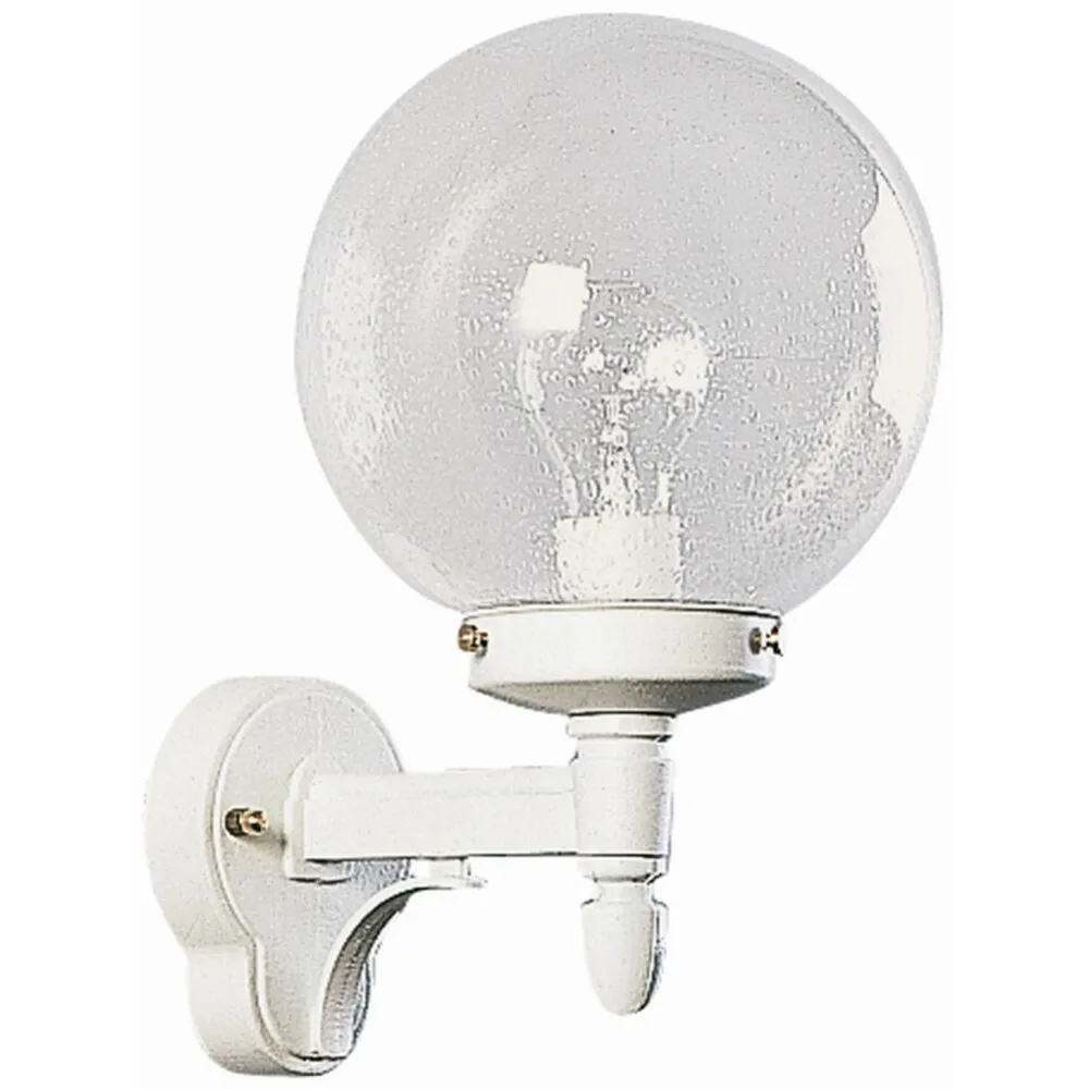 Albert Leuchten 698 Außenwandleuchte Weiß, 1-flammig