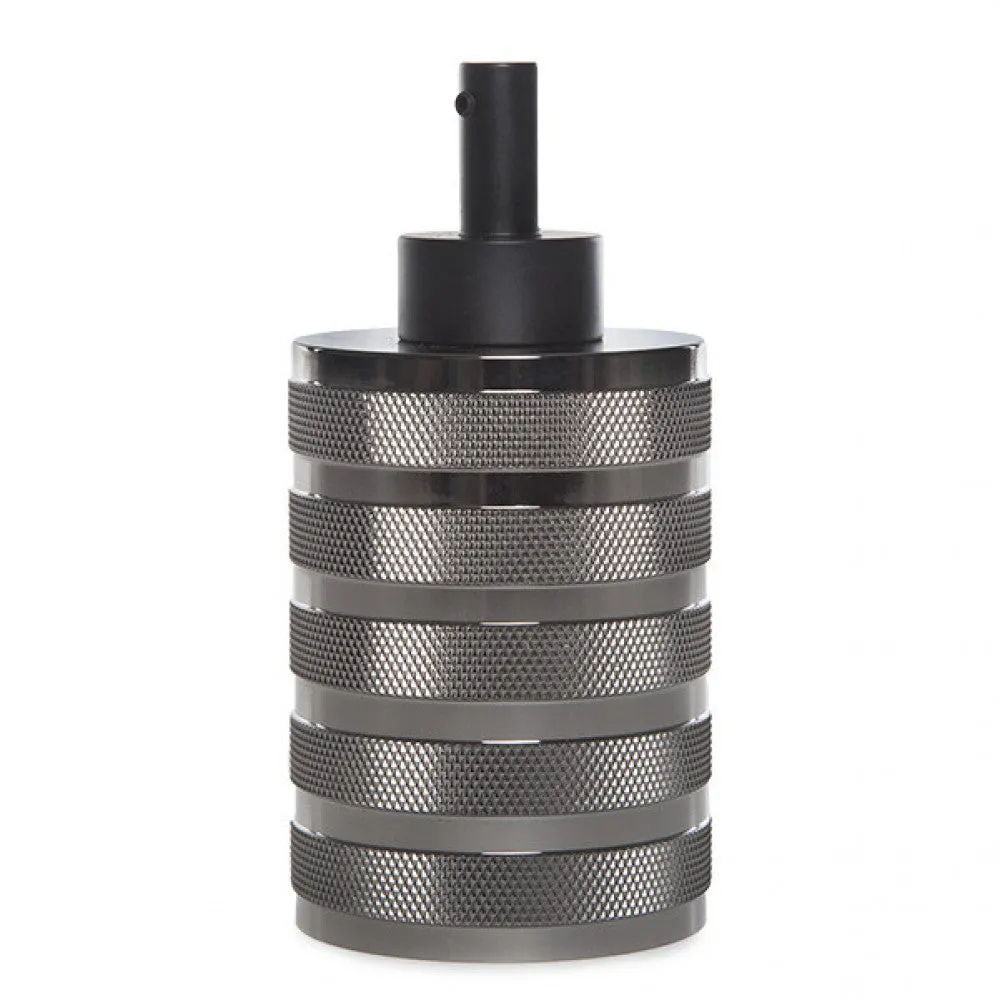 Lampenhalter E40 Art Deco - Schwarz [AM-AH641]