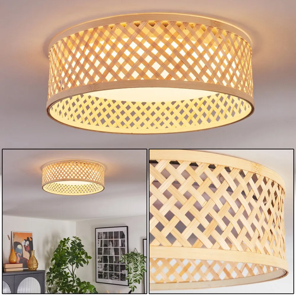 Barroco Deckenleuchte LED Naturfarben, Weiß, 1-flammig H3813898