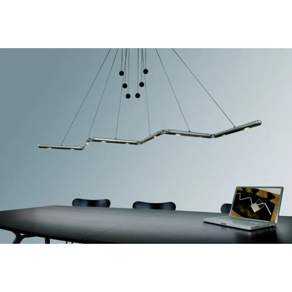 Basis Leuchten GENUA Pendelleuchte LED Aluminium, 6-flammig 3.603.10