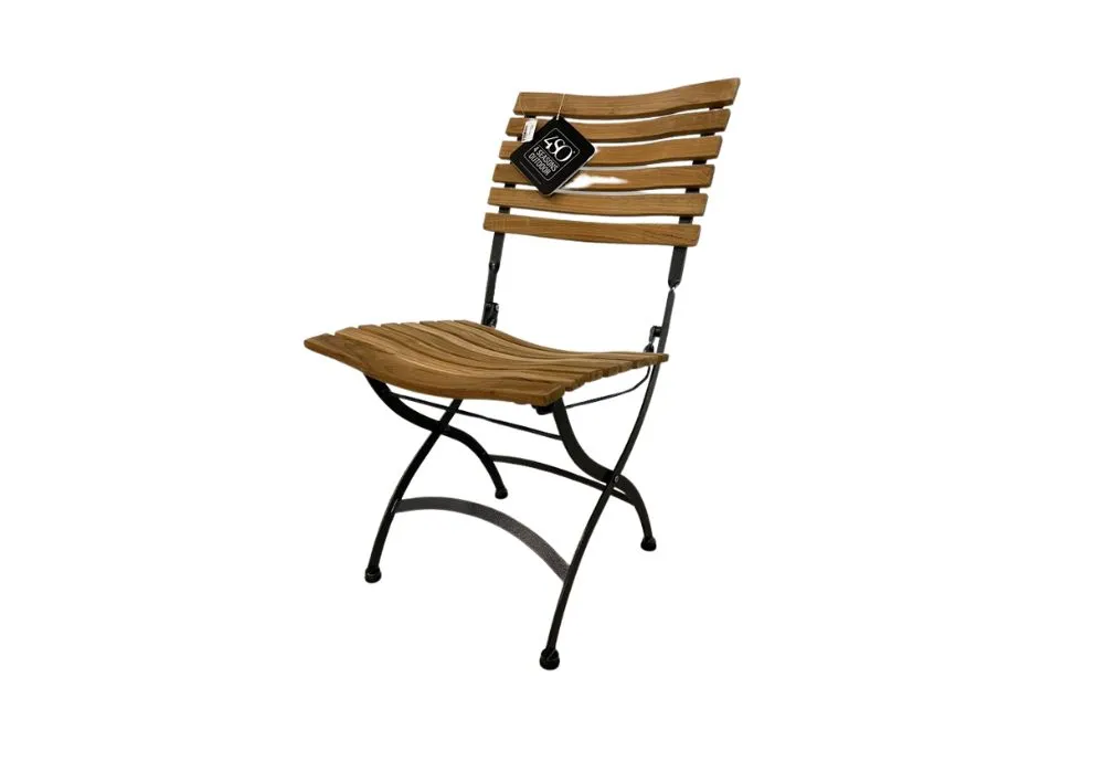 4Seasons Bellini Sessel ohne Armlehne Eisen/Teak