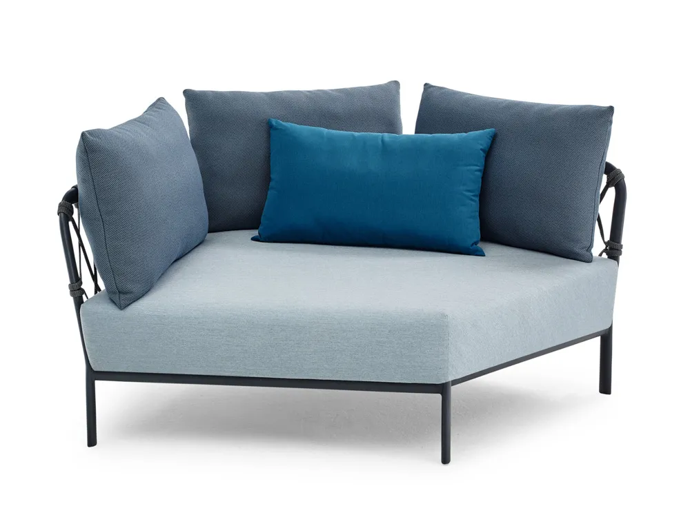 Solpuri Caro Eckmodul XL inkl. Sitz- und Rücken-Polster