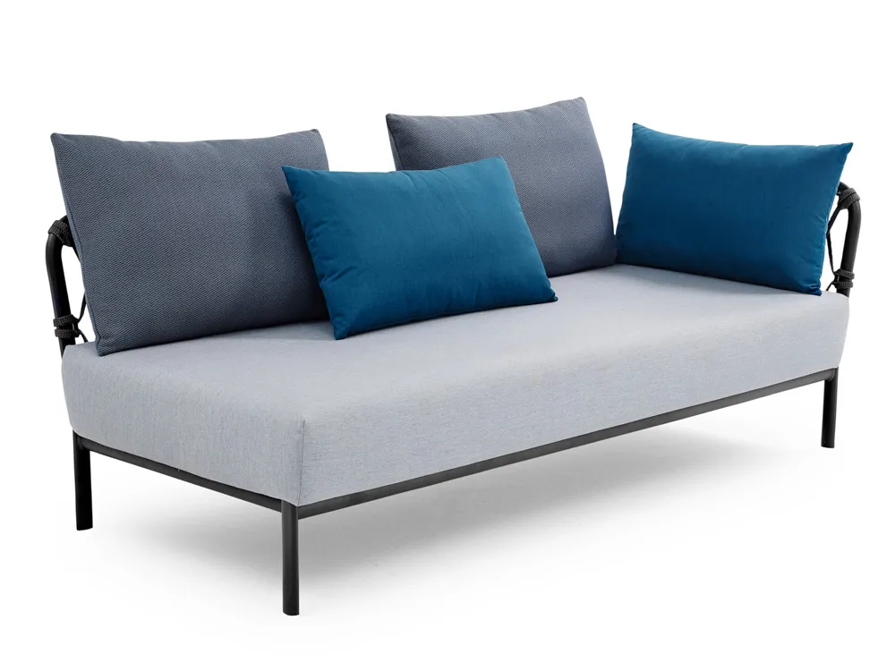 Solpuri Caro Recamiere links inkl. Sitz- und Rücken-Polster