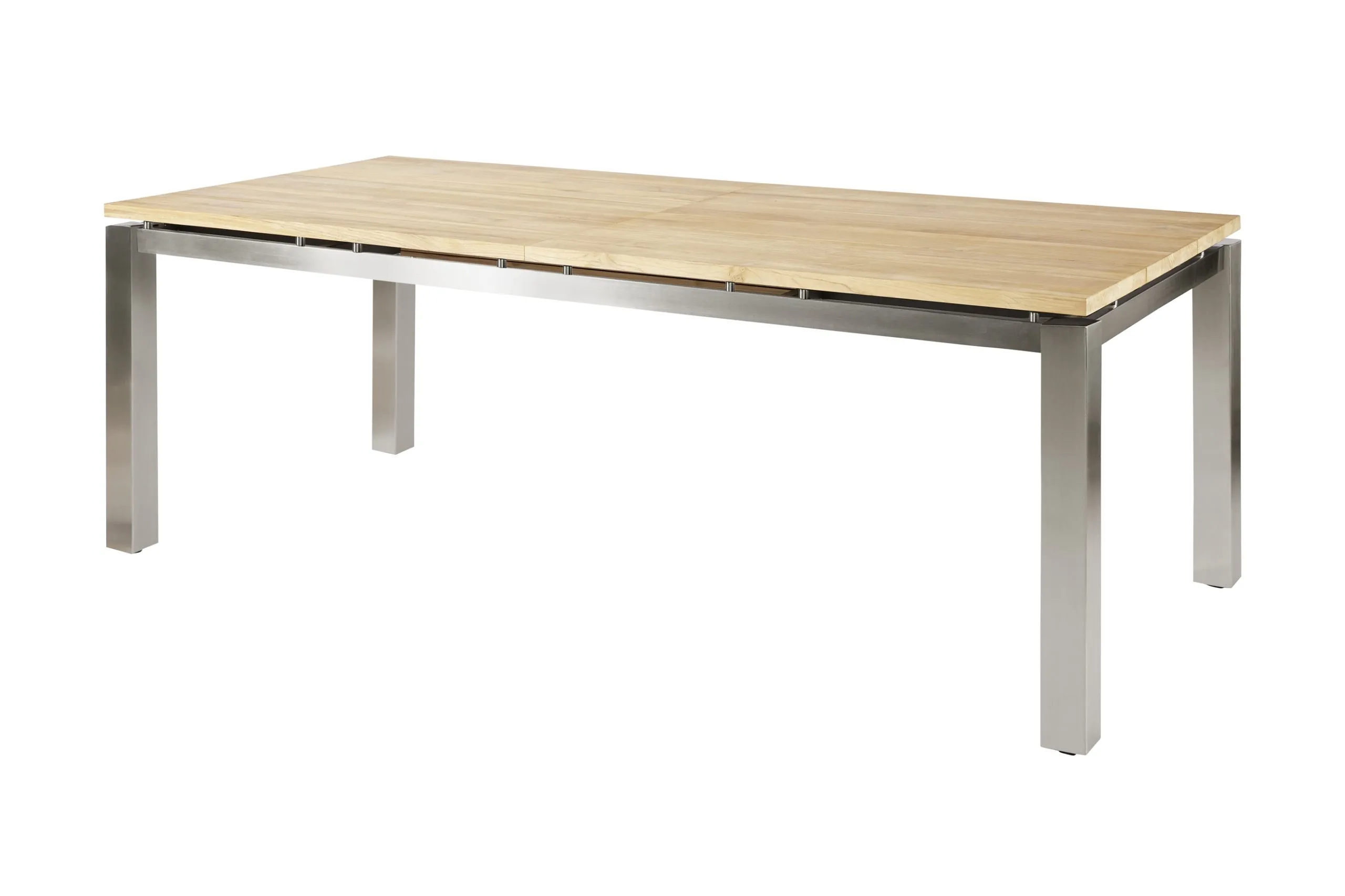 Diamond Garden Levanto Ausziehtisch Edelstahl/Recycled Teak 170x90 - 320x100 cm