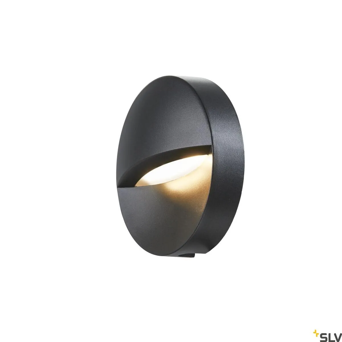 DOWNUNDER OUT, round WL Outdoor LED Wandaufbauleuchte, anthrazit, 3000K