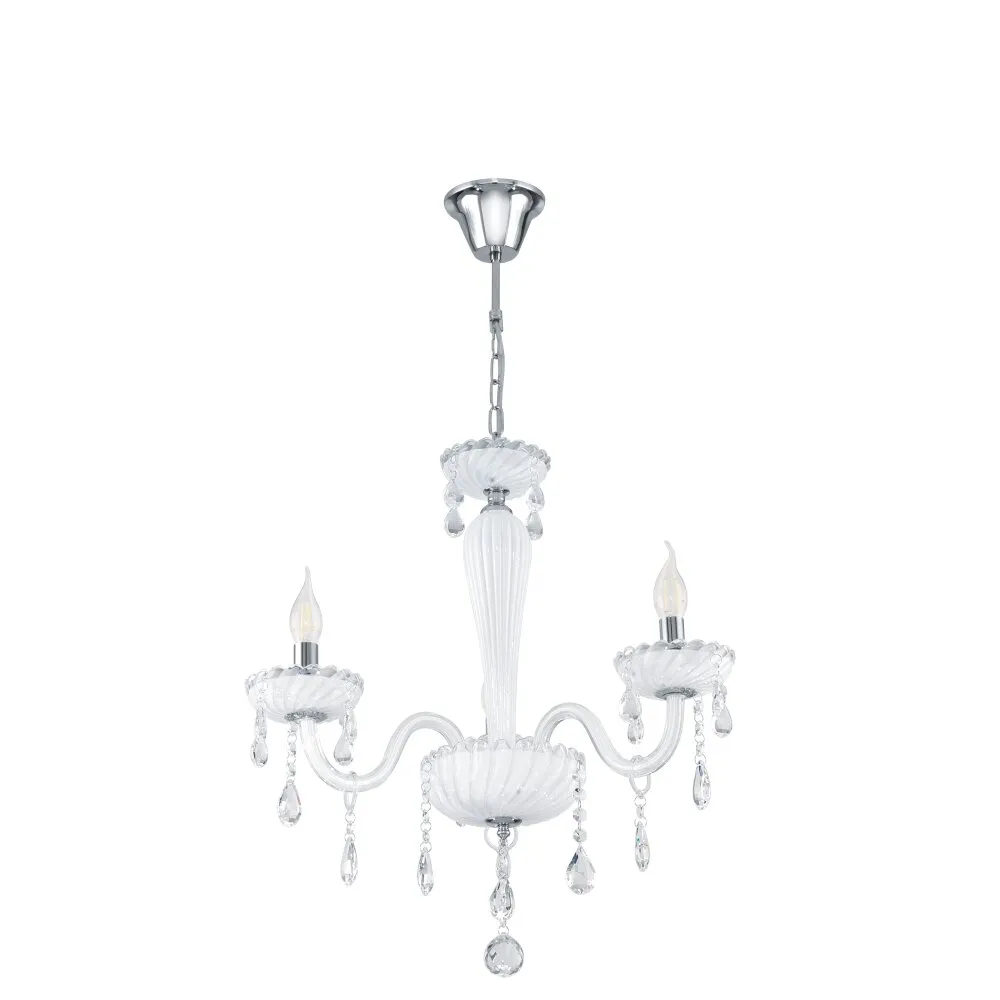 Eglo CARPENTO Hängeleuchte Chrom, 3-flammig