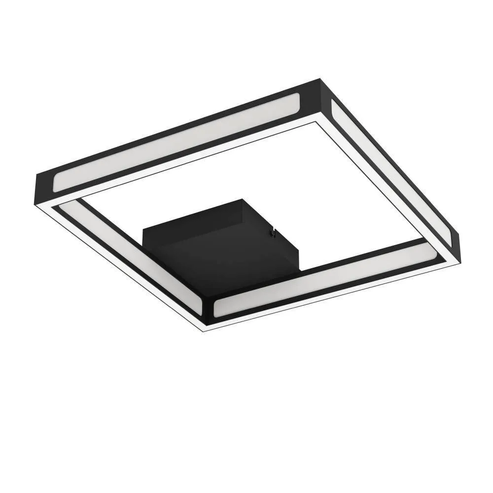 Eglo Leuchten ALTAFLOR Deckenleuchte LED Schwarz, 4-flammig