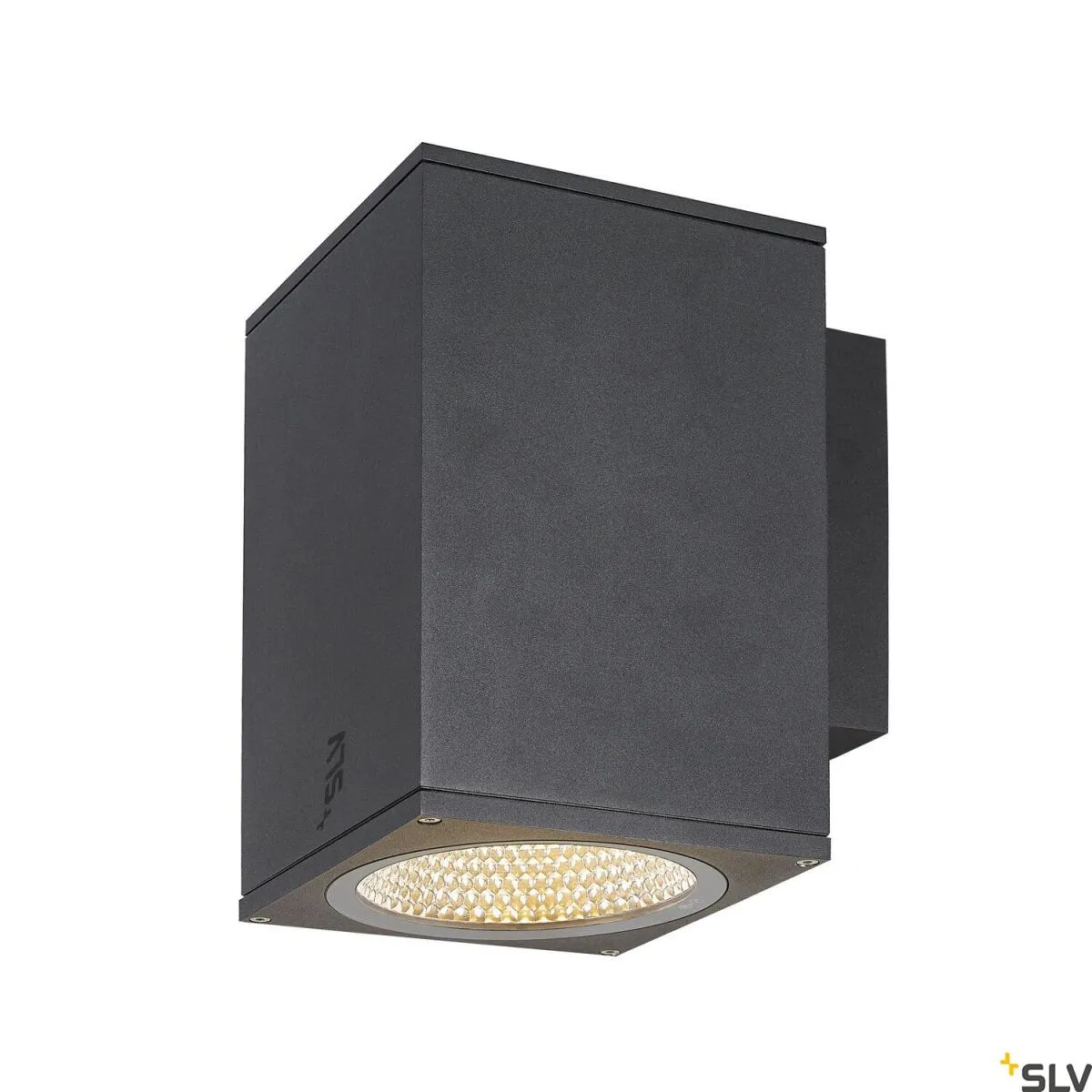 ENOLA SQUARE L, single Outdoor LED Wandaufbauleuchte anthrazit CCT 3000/4000K