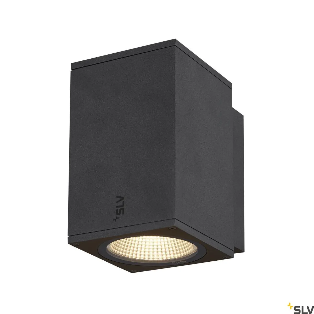 ENOLA SQUARE M, single Outdoor LED Wandaufbauleuchte anthrazit