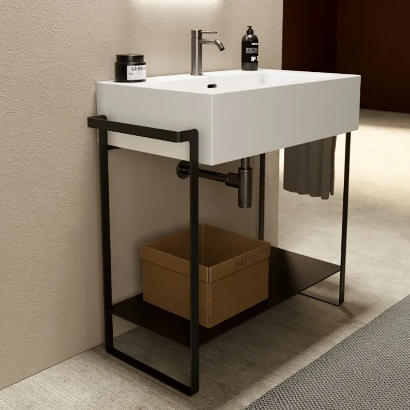 Kubo-Waschtisch mit Kubo-Struktur Alice Ceramica